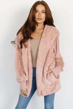 Hot Baltic Born Melrose Teddy Jacket | Blush
