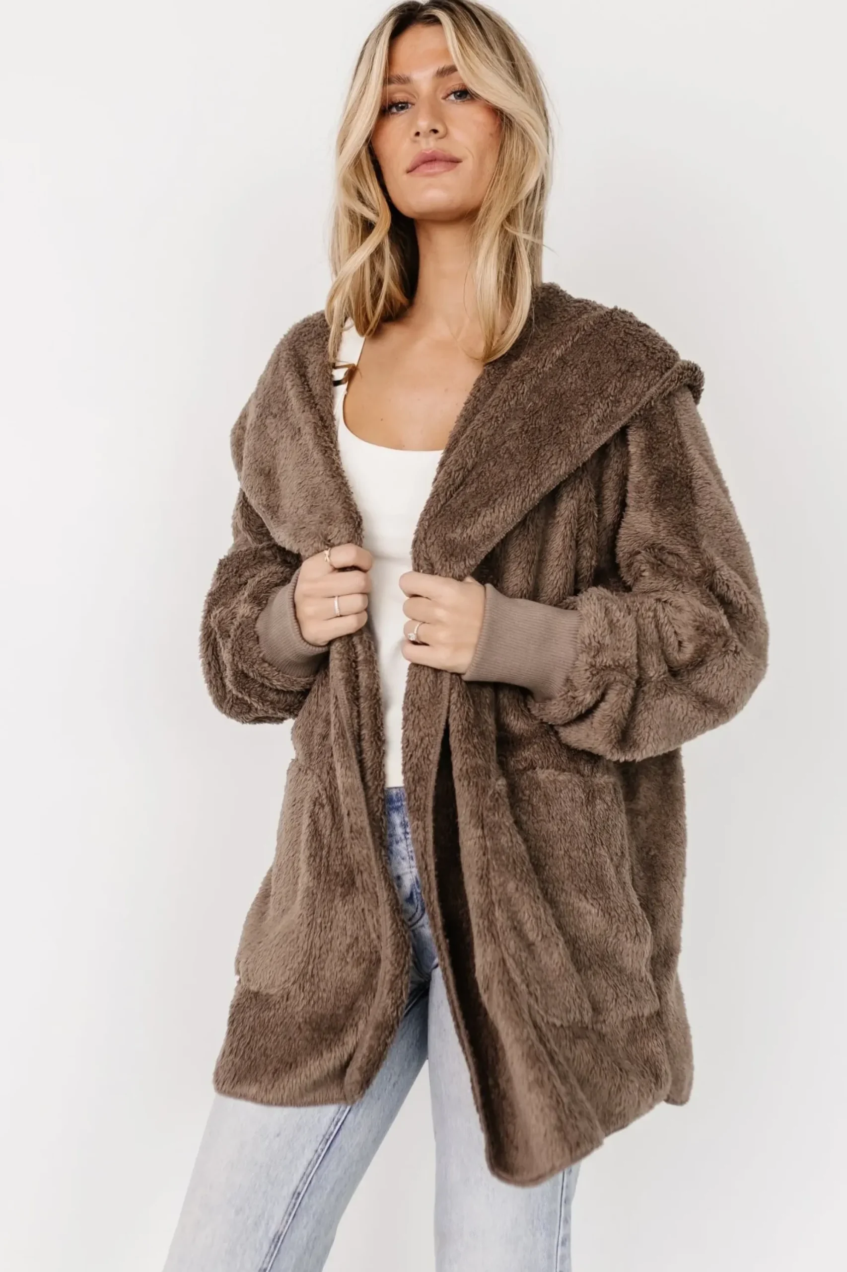 Clearance Baltic Born Melrose Teddy Jacket | Brown