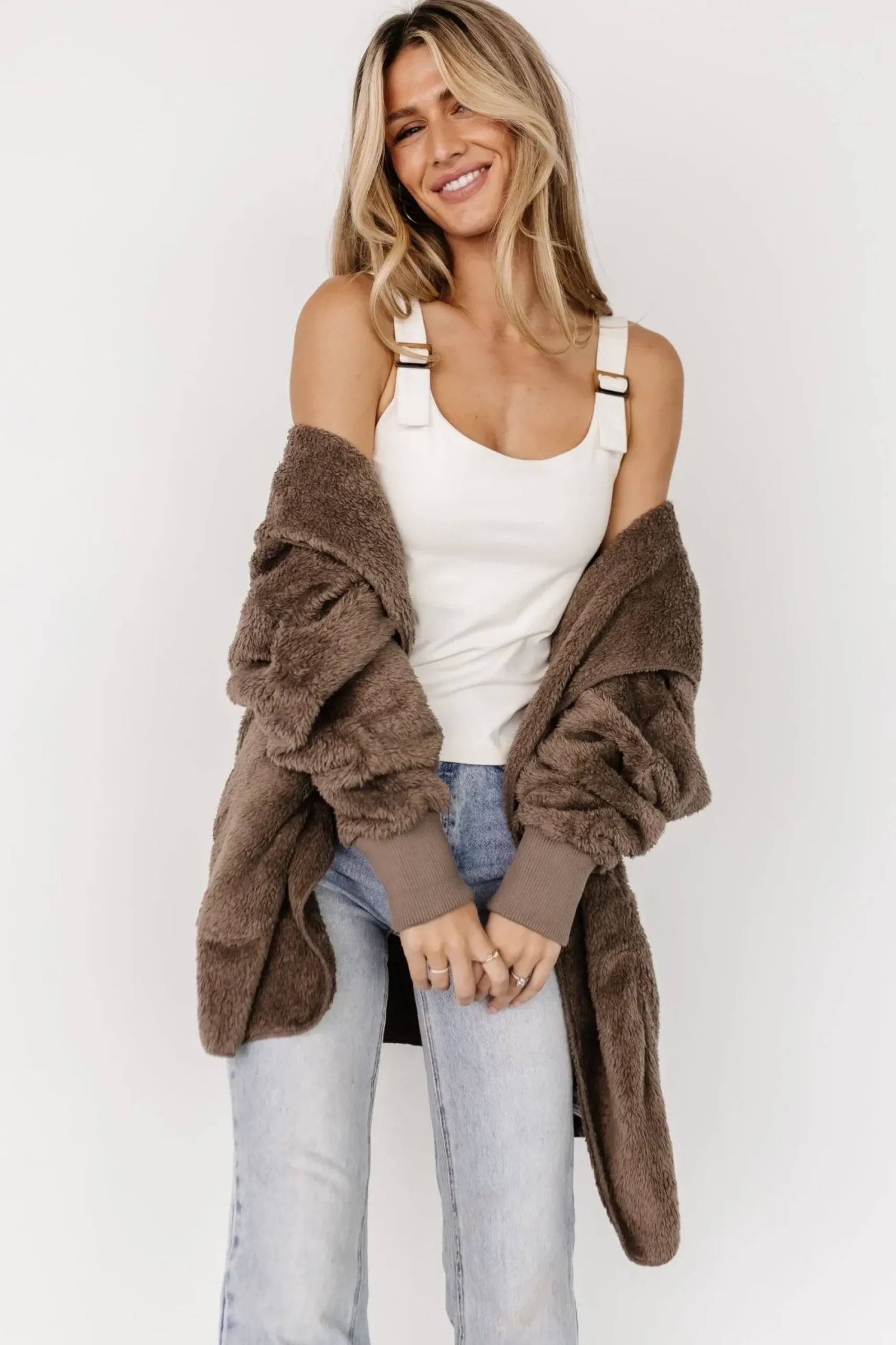 Clearance Baltic Born Melrose Teddy Jacket | Brown