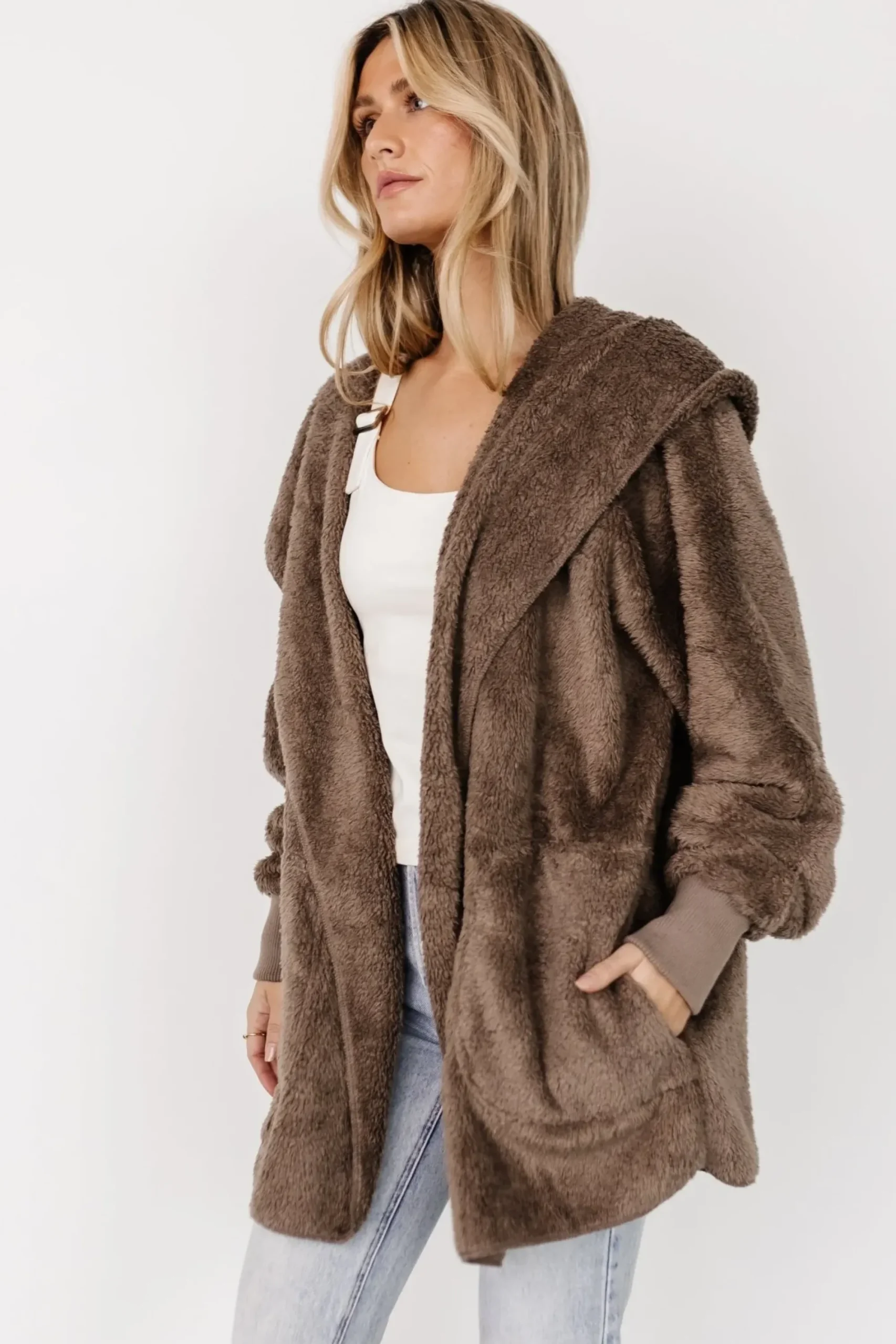 Clearance Baltic Born Melrose Teddy Jacket | Brown