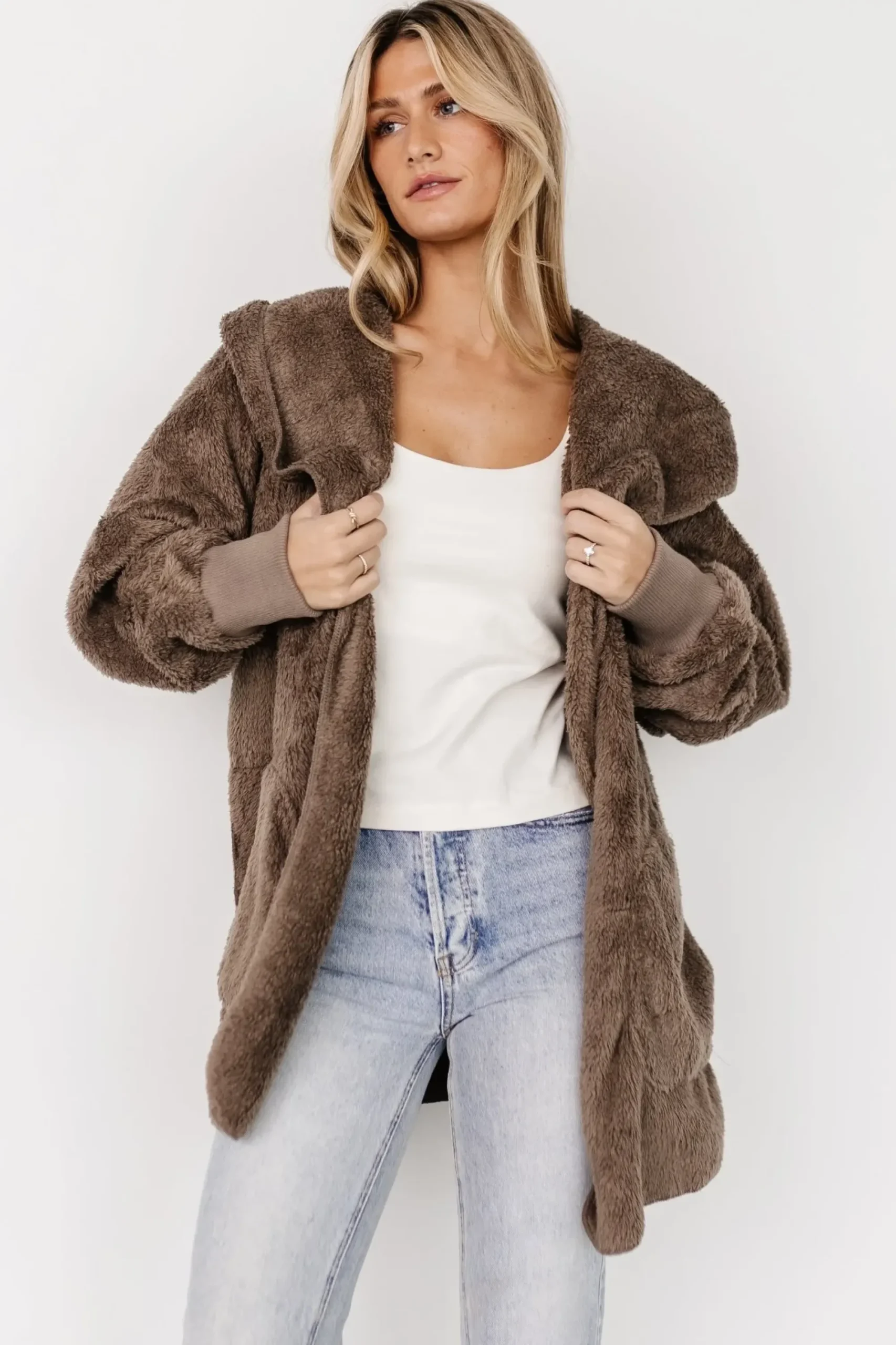 Clearance Baltic Born Melrose Teddy Jacket | Brown