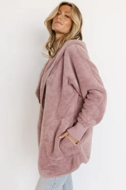 Best Baltic Born Melrose Teddy Jacket | Dusty Lilac