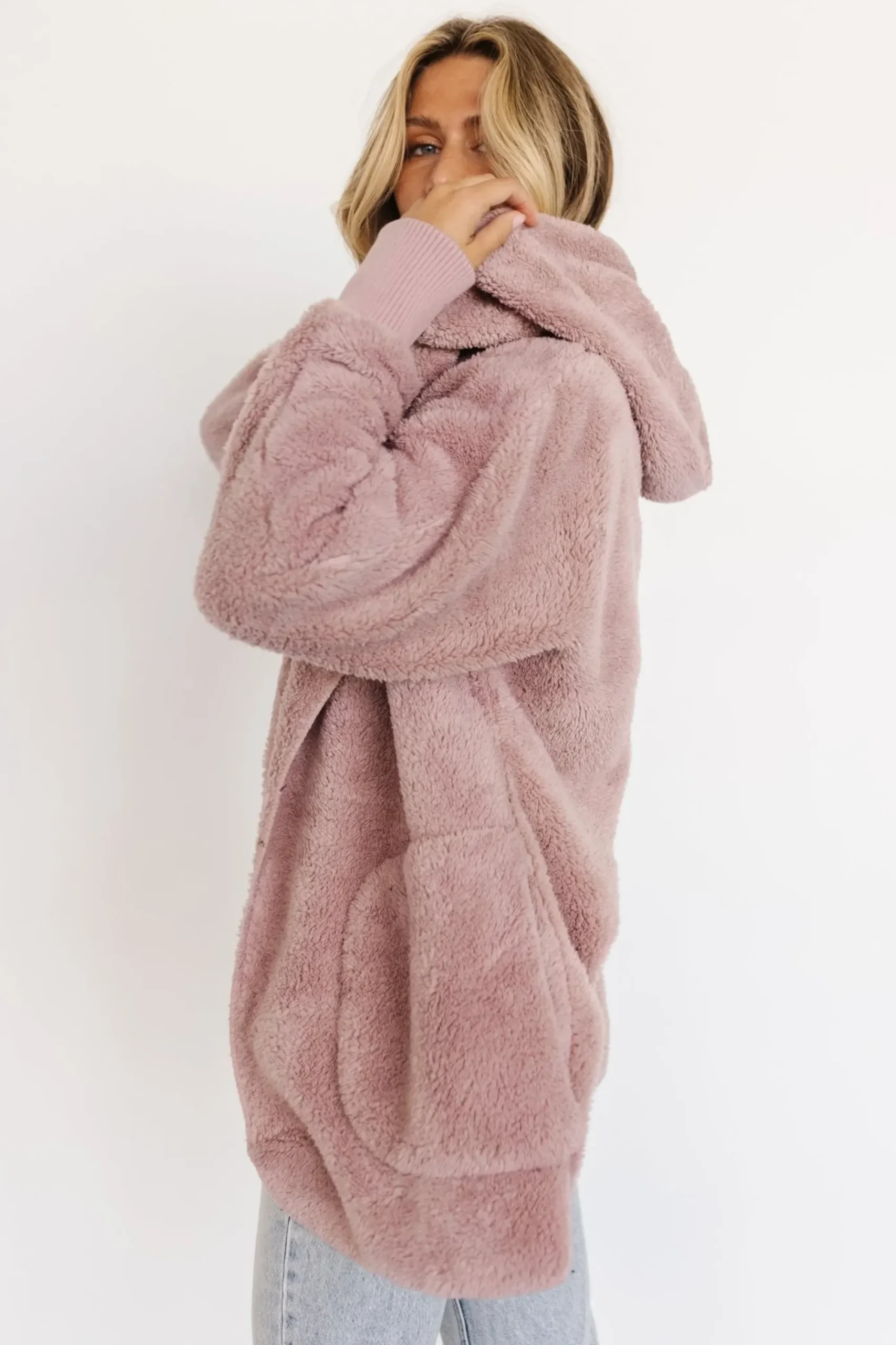 Best Baltic Born Melrose Teddy Jacket | Dusty Lilac