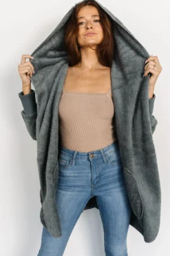 Online Baltic Born Melrose Teddy Jacket | Dusty Blue