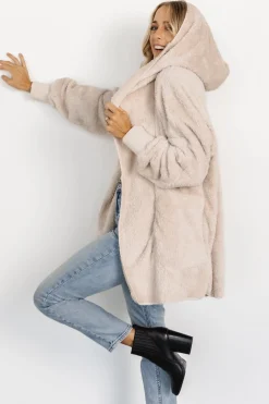 Hot Baltic Born Melrose Teddy Jacket | Oatmeal