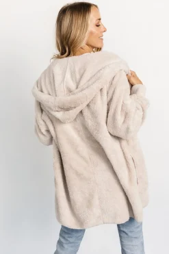 Hot Baltic Born Melrose Teddy Jacket | Oatmeal