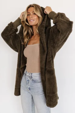 Hot Baltic Born Melrose Teddy Jacket | Oatmeal