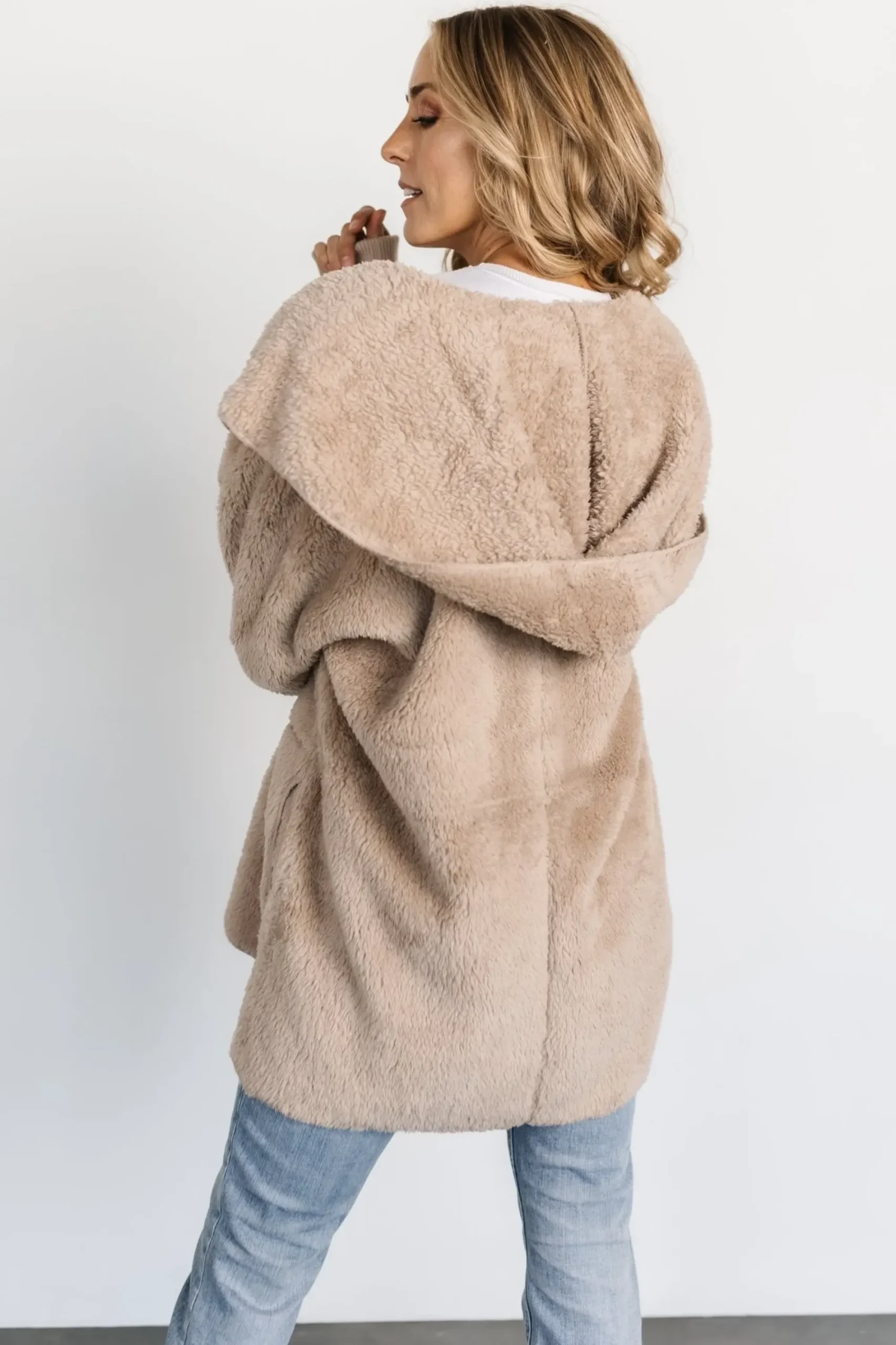 Clearance Baltic Born Melrose Teddy Jacket | Taupe