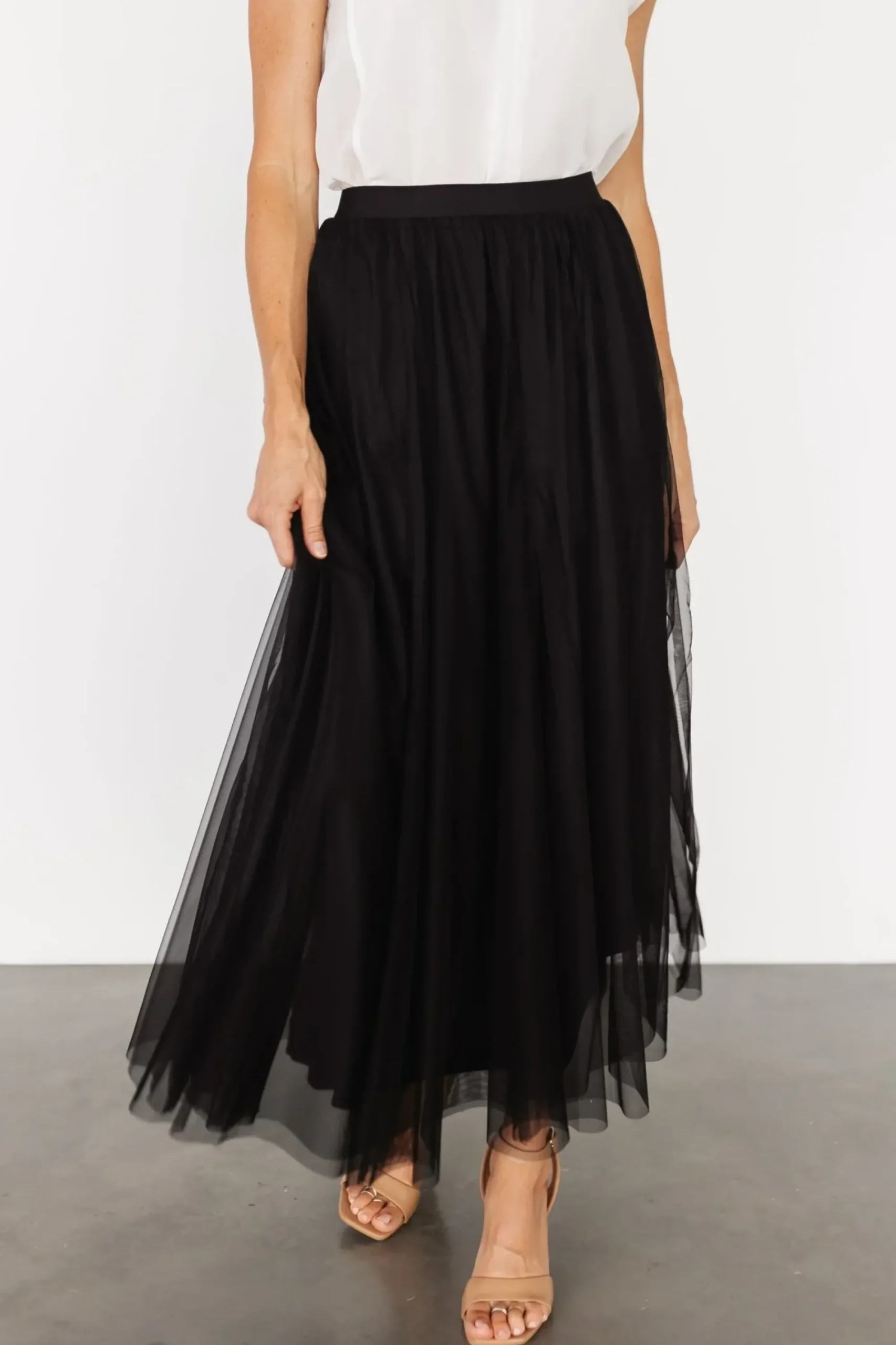 Online Baltic Born Mila Tulle Skirt | Black