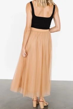 Outlet Baltic Born Mila Tulle Skirt | Caramel