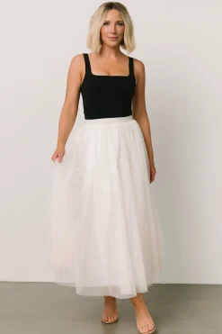 Fashion Baltic Born Mila Tulle Skirt | Cream
