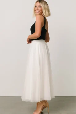 Fashion Baltic Born Mila Tulle Skirt | Cream