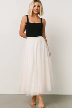 Fashion Baltic Born Mila Tulle Skirt | Cream