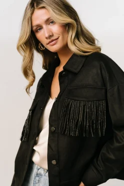 Clearance Baltic Born Mills Fringe Jacket | Black