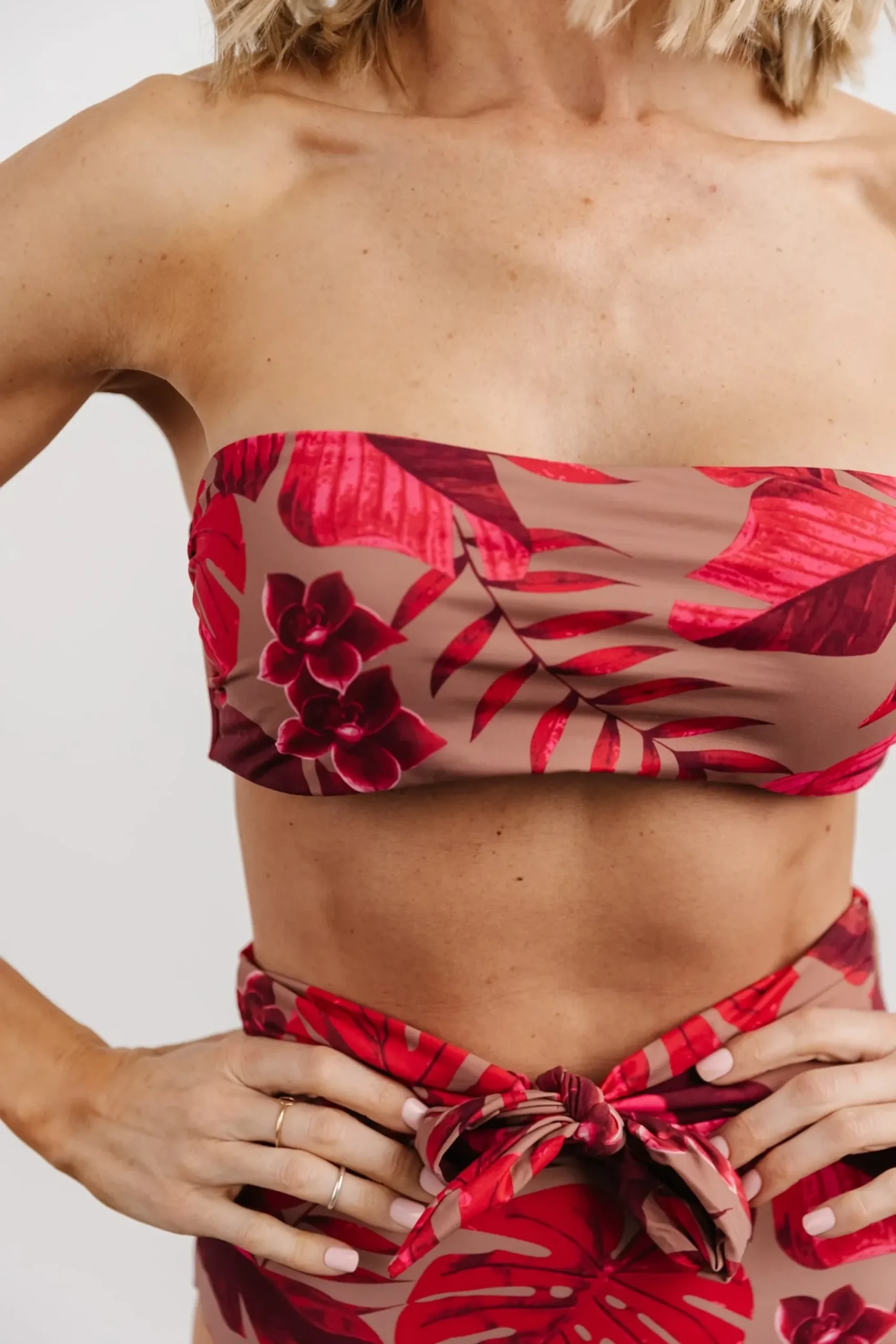 Discount Baltic Born Milos Bikini Top | Red Print