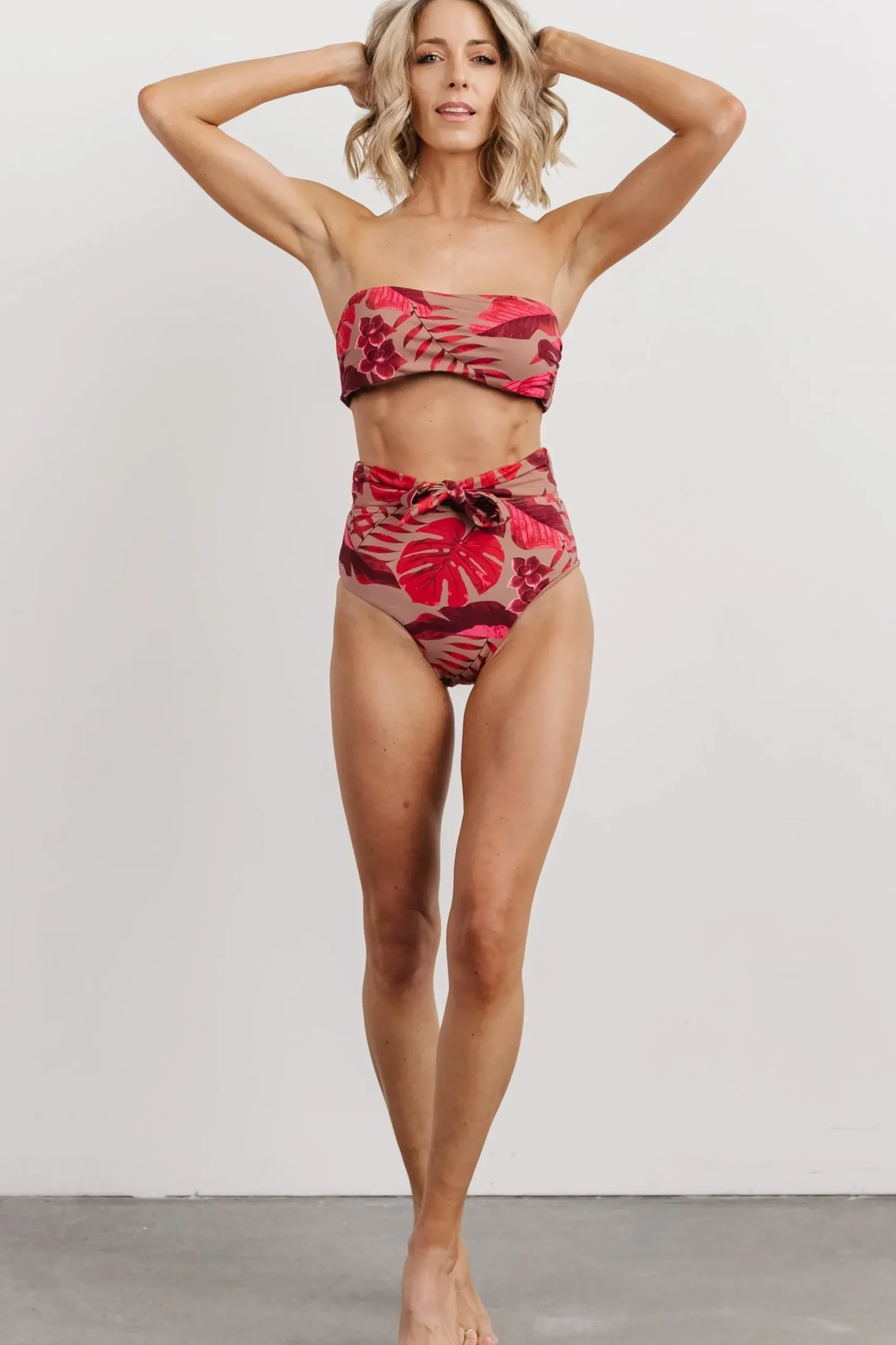 Discount Baltic Born Milos Bikini Top | Red Print