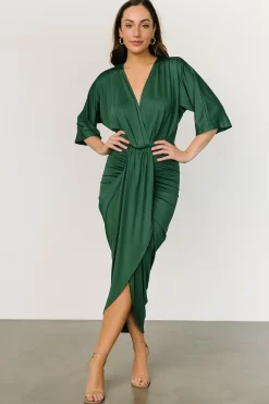 Hot Baltic Born Mimi Midi Dress | Hunter Green