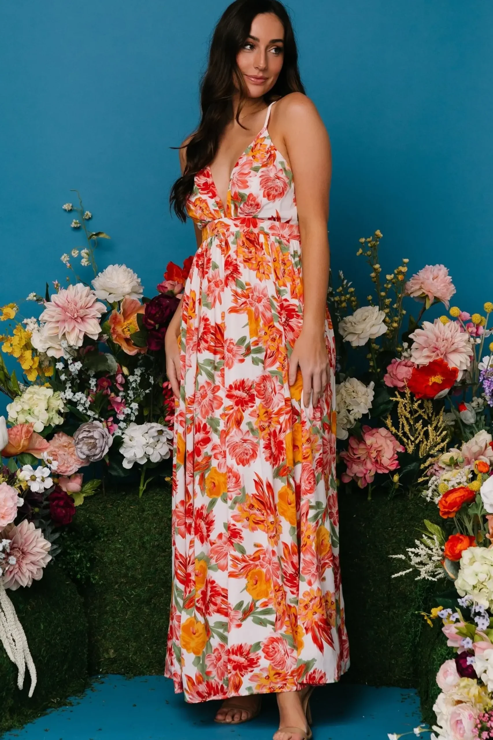 Best Baltic Born Miramar Maxi Dress | Off White Floral