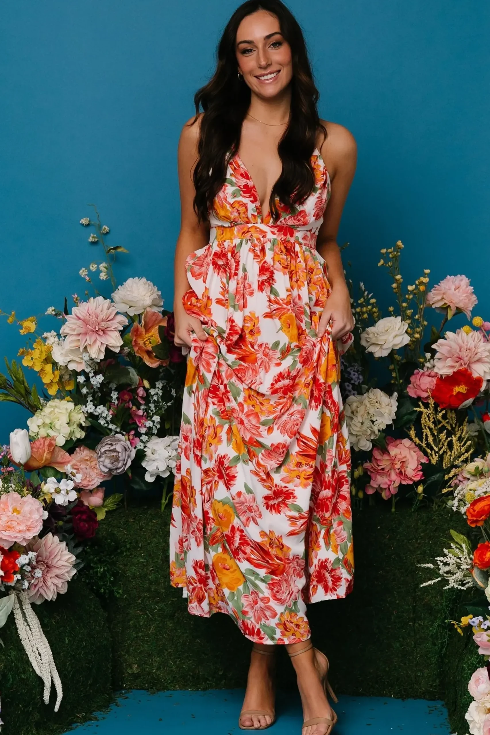 Best Baltic Born Miramar Maxi Dress | Off White Floral