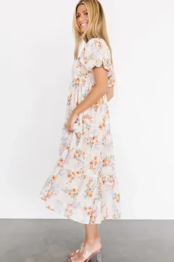 Sale Baltic Born Molly Midi Dress | Cream Floral