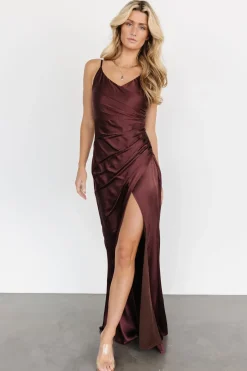 Sale Baltic Born Monet Satin Gown | Clove