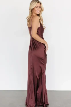 Sale Baltic Born Monet Satin Gown | Clove
