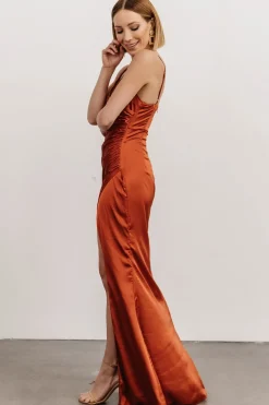 Outlet Baltic Born Monet Satin Gown | Rust