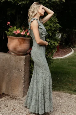 Clearance Baltic Born Monroe Lace Dress | Sage