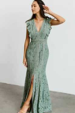 Clearance Baltic Born Monroe Lace Dress | Sage