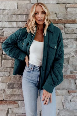 Sale Baltic Born Nadia Button Up Jacket | Emerald