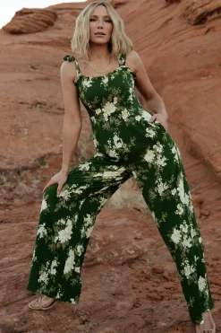 Online Baltic Born Naples Sleeveless Jumpsuit | Olive Multi