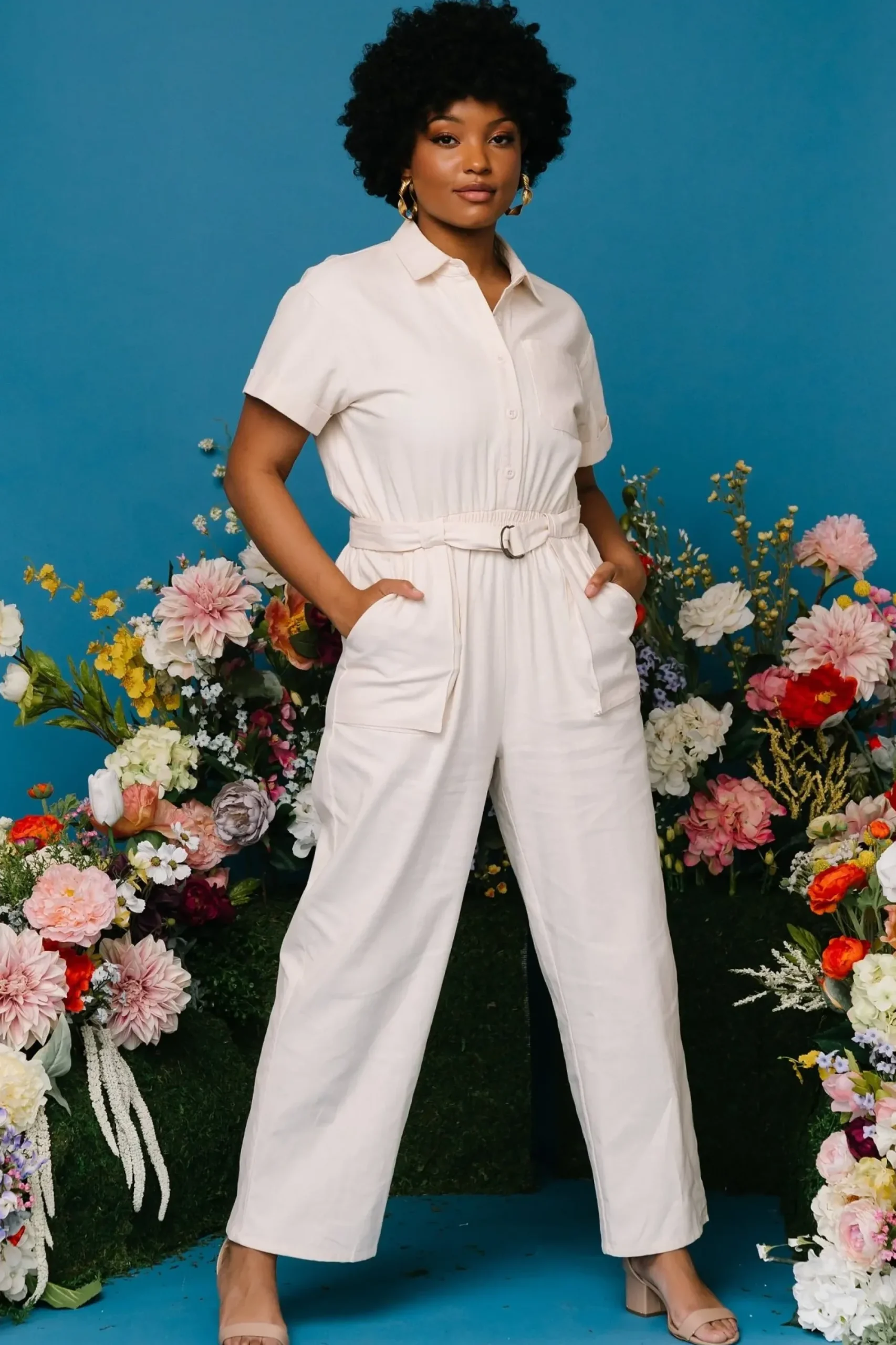 Hot Baltic Born Newport Jumpsuit | Cream