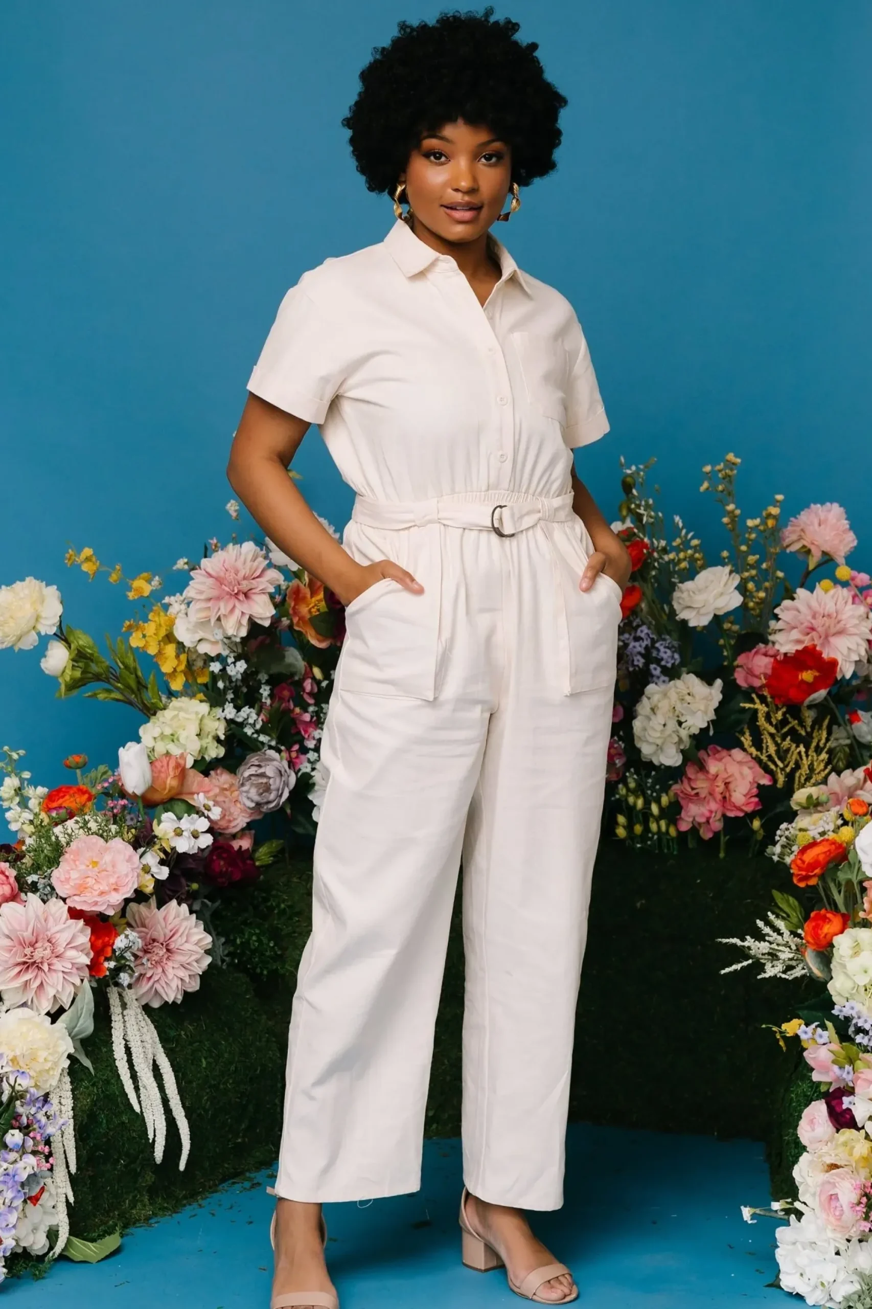 Hot Baltic Born Newport Jumpsuit | Cream