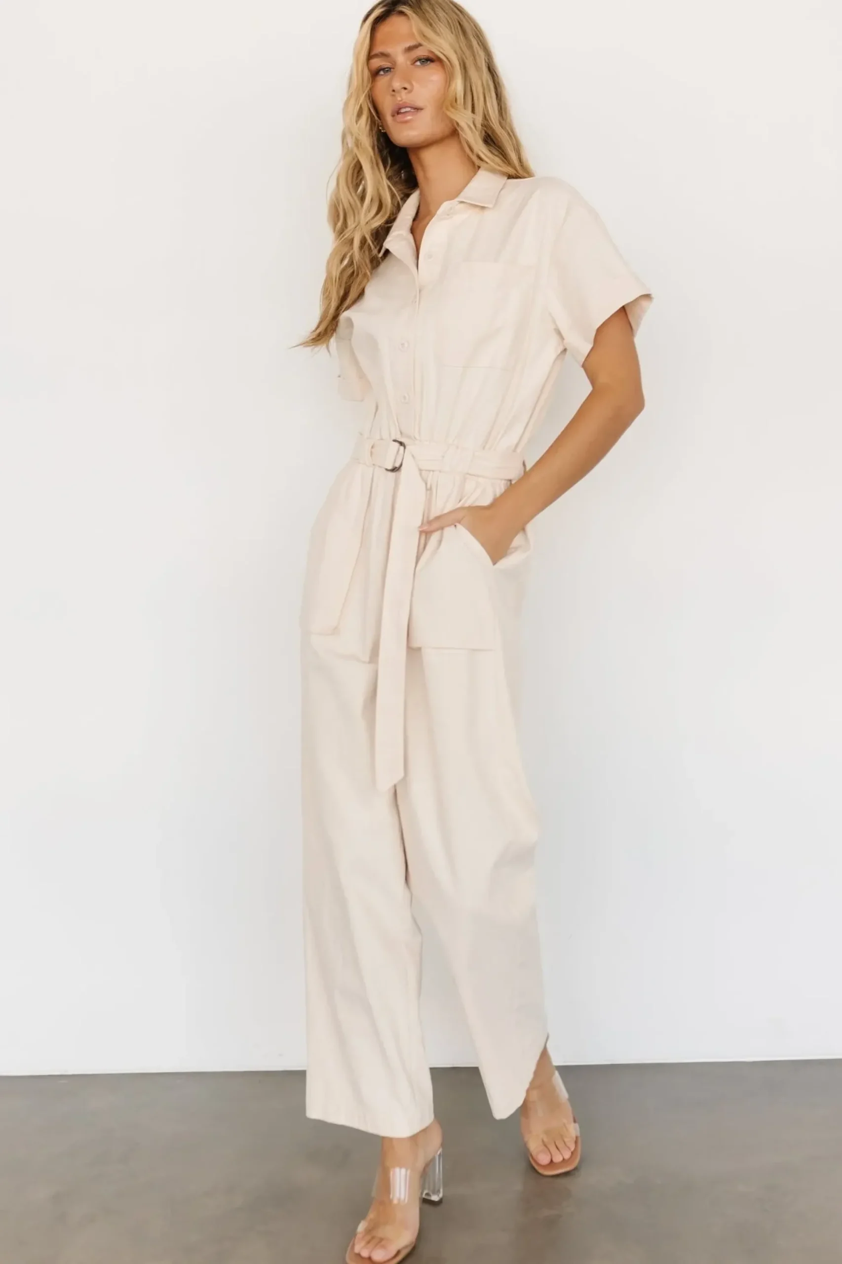 Hot Baltic Born Newport Jumpsuit | Cream