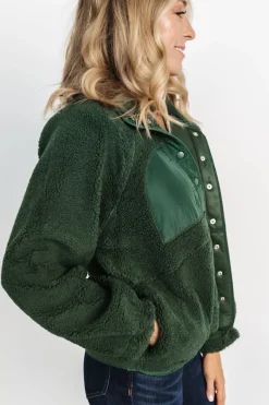 Sale Baltic Born Noah Sherpa Jacket | Hunter Green