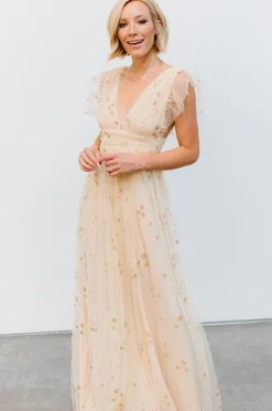 Best Baltic Born Nova Shimmer Maxi Dress | Gold