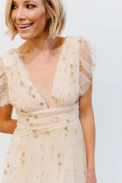 Best Baltic Born Nova Shimmer Maxi Dress | Gold