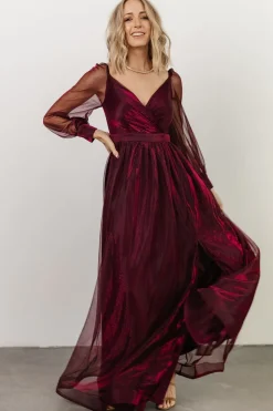 Hot Baltic Born Octavia Shimmer Gown | Mulberry