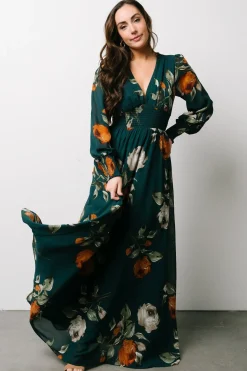 Best Baltic Born Olivia Maxi Dress | Deep Topaz Floral