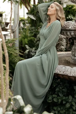 Best Baltic Born Olivia Maxi Dress | Eucalyptus