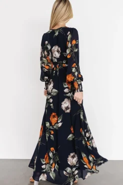 Outlet Baltic Born Olivia Maxi Dress | Midnight Navy Floral