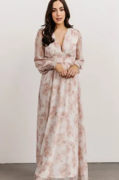 Discount Baltic Born Olivia Maxi Dress | Pink Floral