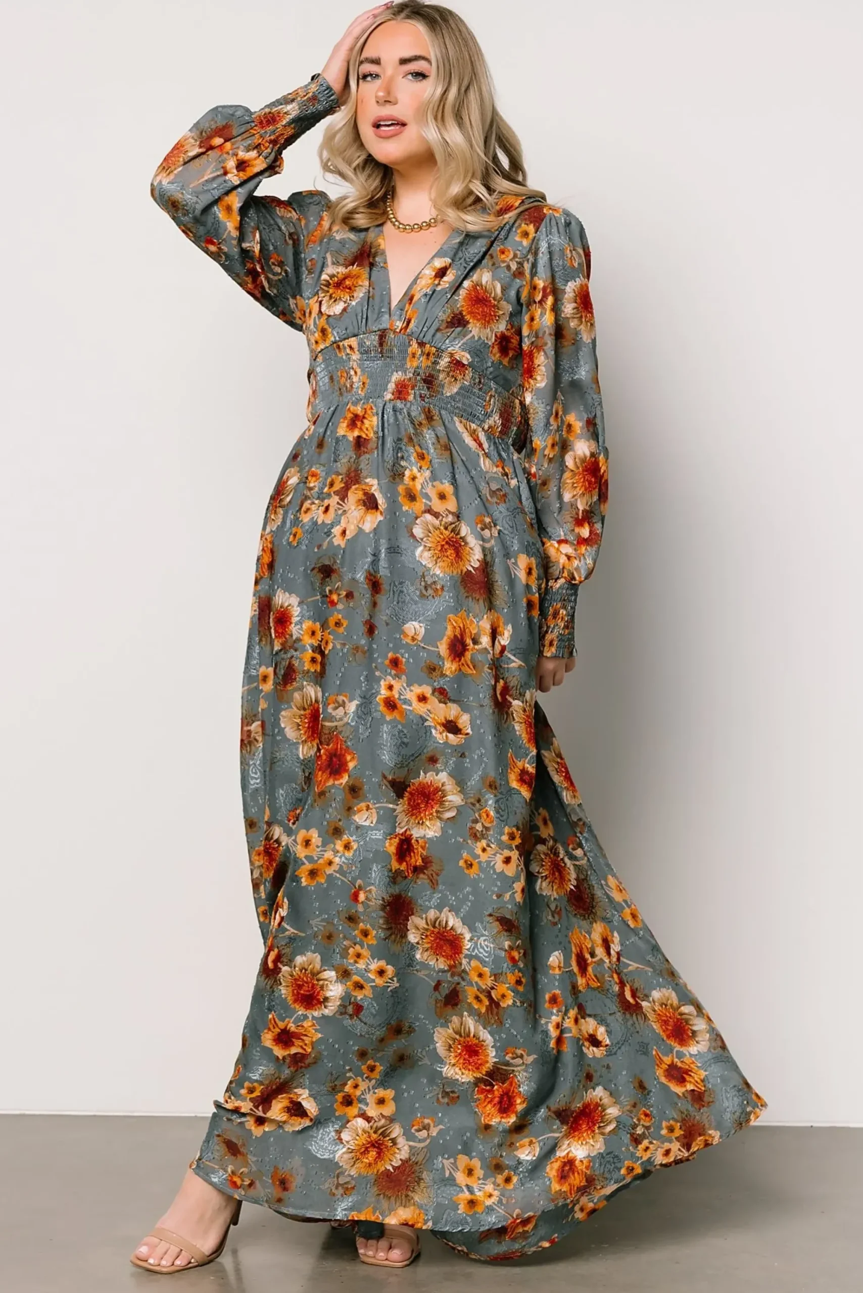 Fashion Baltic Born Olivia Maxi Dress | Slate + Rust Floral