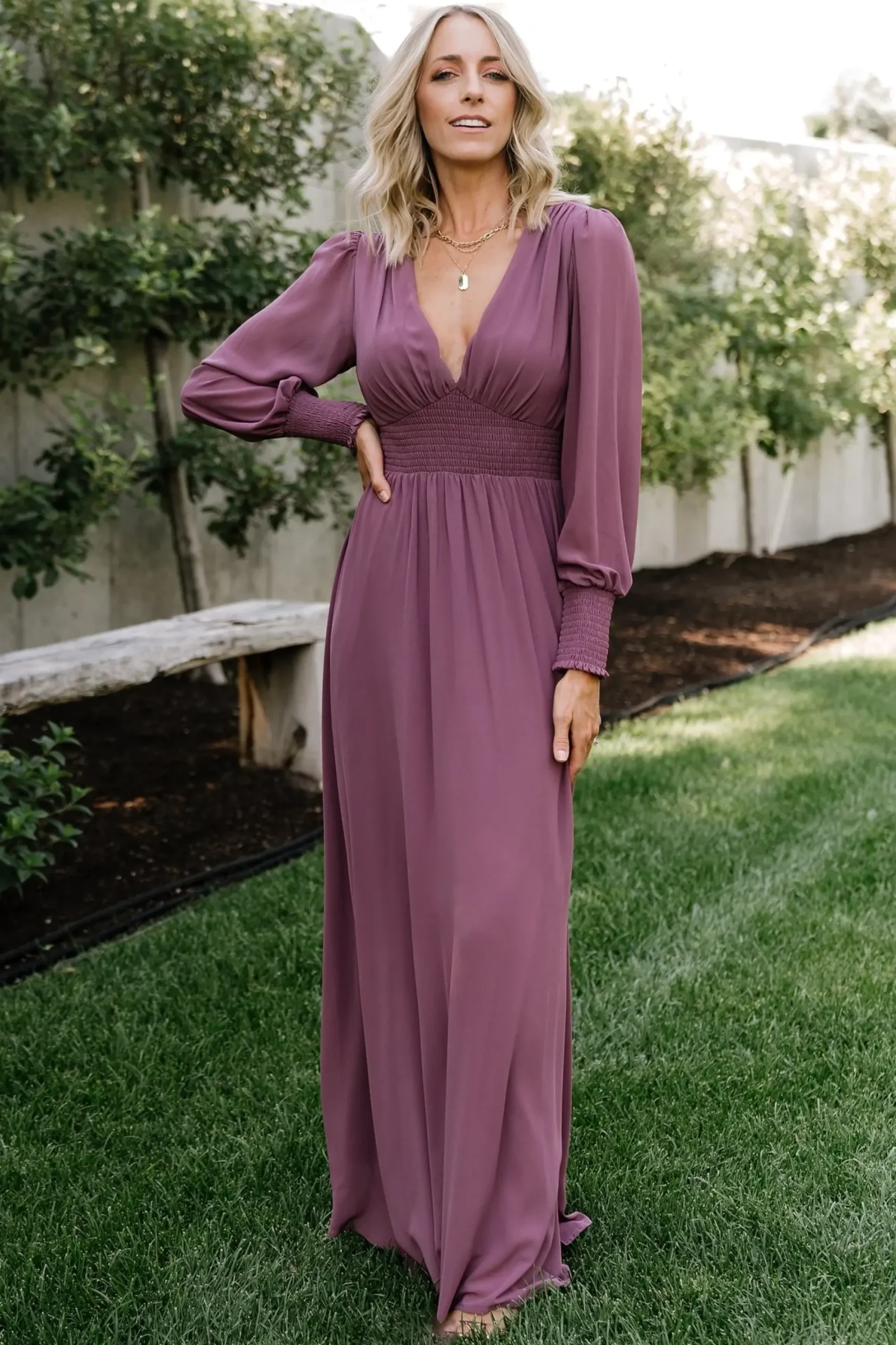 Discount Baltic Born Olivia Maxi Dress | Vintage Plum