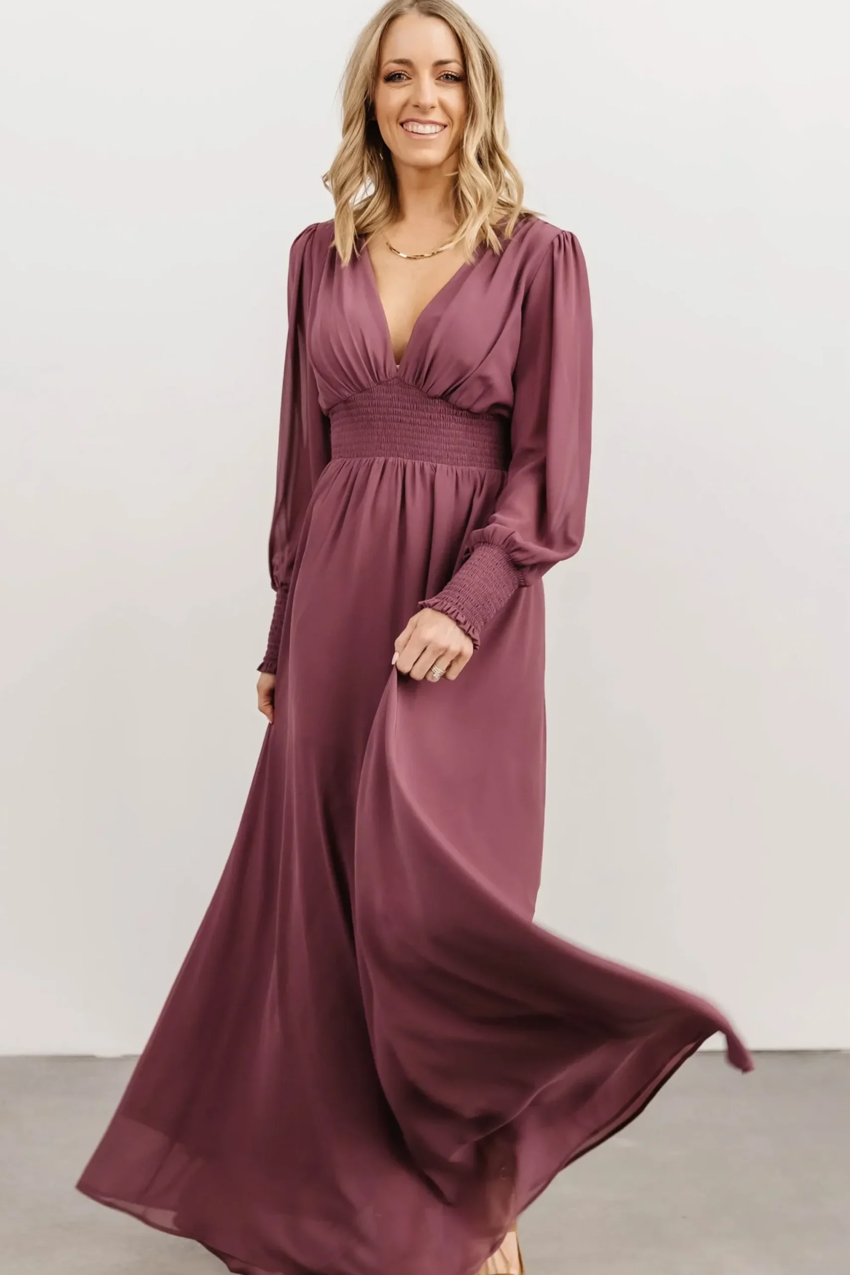 Discount Baltic Born Olivia Maxi Dress | Vintage Plum