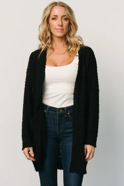 New Baltic Born Oxford Pocket Cardigan | Black