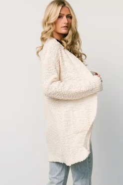 Clearance Baltic Born Oxford Pocket Cardigan | Cream