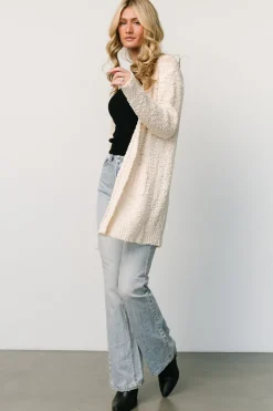 Clearance Baltic Born Oxford Pocket Cardigan | Cream