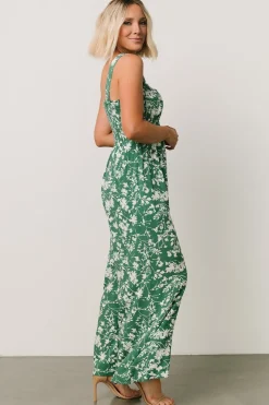 Discount Baltic Born Palisades Tank Jumpsuit | Green Print