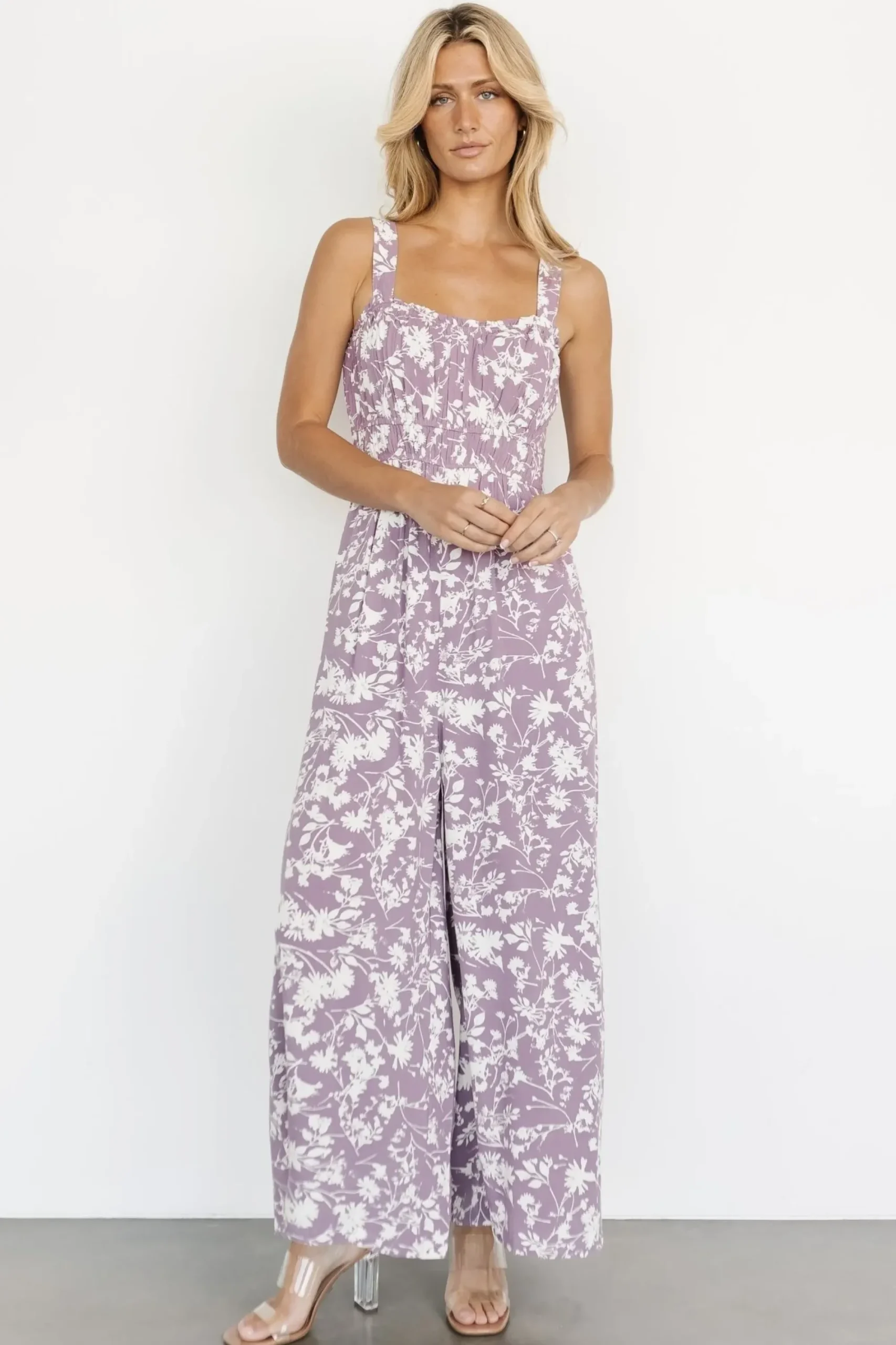 Online Baltic Born Palisades Tank Jumpsuit | Lavender Print